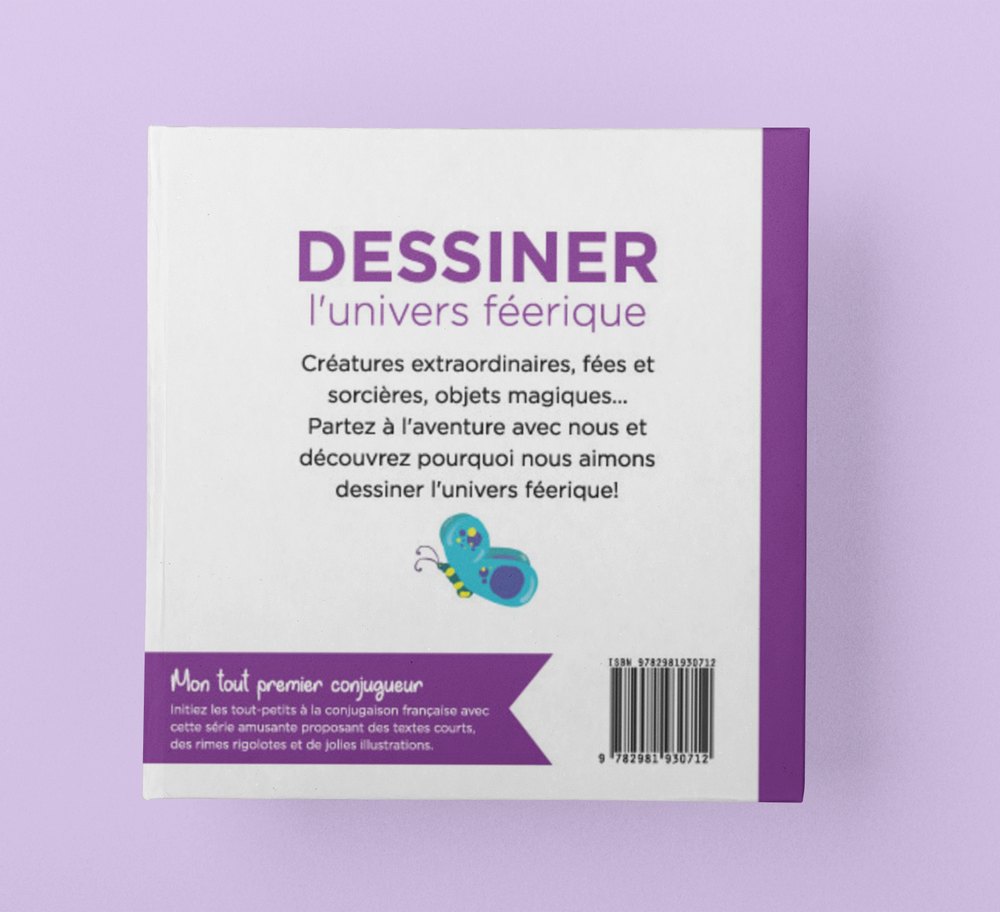 Back cover concept, purple