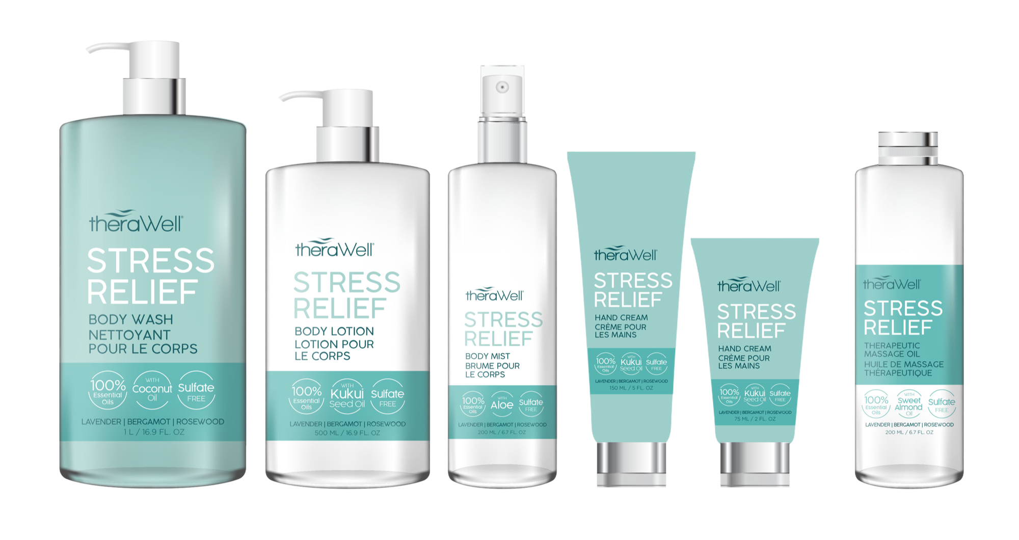 Stress Relief body care line
