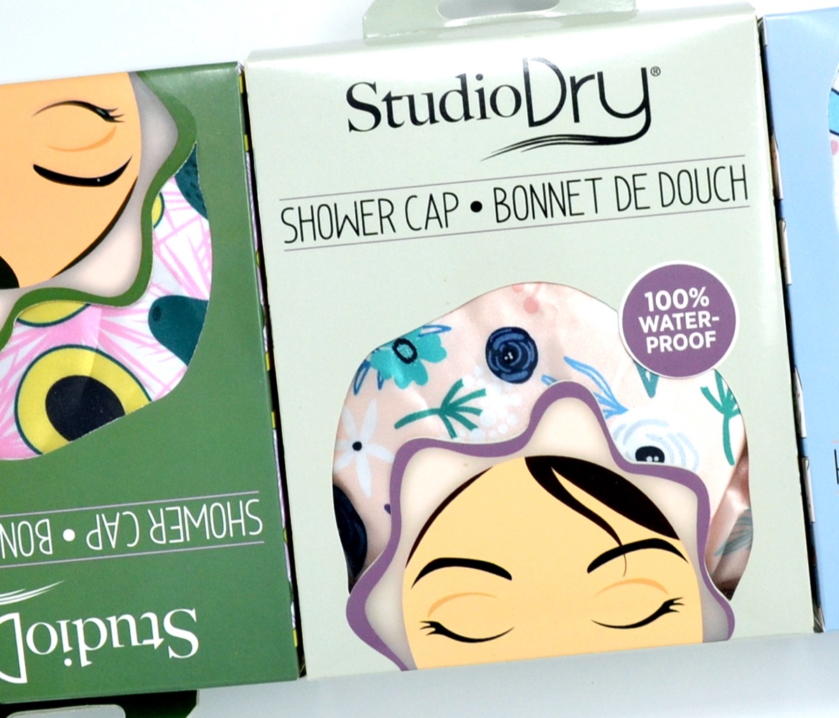 StudioDry shower cap packaging